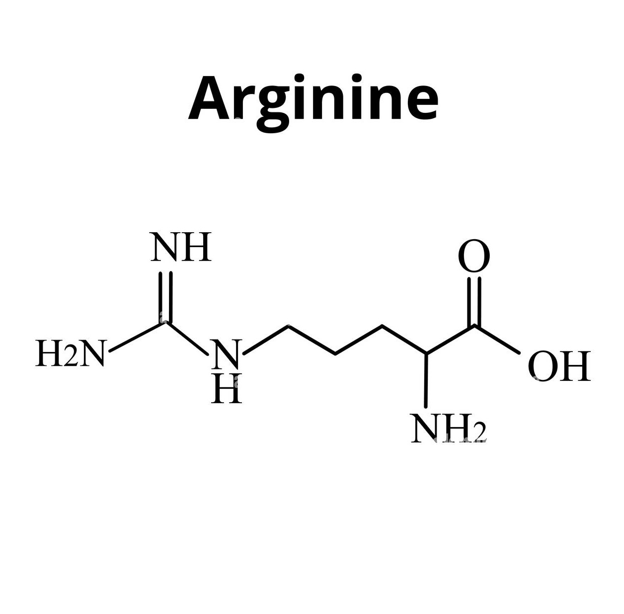 arginine amino acid chemical molecular formula arginine amino acid vector illustration on isolated background 2ea62tj